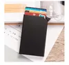 محافظ BYCOBECY RFID SMART Wallet Metal Metal Right Slim Men Pass Secret Up Minimalist Small Small Presh257a