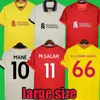 21 22 Soccer Jersey Top Thai Wentylatory Koszule Tajlandia Club Team 2021 Mundury szkoleniowe Strona główna Red Away Żółta Koszula Mężczyźni + Kids Player Wersja bramkarza Rozmiar S-4XL