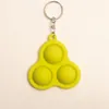 70pcs/DHL Bubble popper keychain push bubble silicone sensory toy regud regring table game h250fb3874131