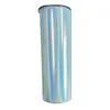 Sublimation Glitter Tumbler 20oz Slim Tumblers En Acier Inoxydable Vide Cône Tasse DIY Voyage Tasse 93 S2