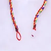 Grueso brasileño Nepal Arco Iris lesbiana LGBT orgullo Gay orgullo tejido trenzado cuerda hilo pulsera de la amistad niños regalo 503 Y2