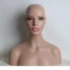 YNF019 Vrouwelijke realistische fiberglas mannequin hoofd buste voor pruik sieraden en hoed display9338382