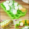 Выпечка кухня, столовая Home Gardengrid Honeycomb Ice Cube Trays со съемными крышками Силикагель для выпечки плесени моды с доставкой 2021 K