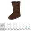 Laarzen Winter Sneeuw Dames Platform Schoenen Houd Warm Mid-Tube Dames Comfortabele Ronde Hoofd Katoen Zapatos