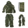 3D Hunting Woodland Adjustable Size Ghillie Suit Shooting Sniper Green Clothes Adults Camo Jungle Multicam Clothing