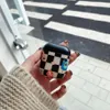 Krata dla Airpods 3 Case dla Airpods 1 2 Pro Ładowanie Bezprzewodowe Słuchawki Bluetooth Soft TPU Cover Cartoon Cute Checkerboard Monster Nowy