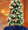 Röcke 48 Zoll Marineblauer runder Paillettenrock für kleine Weihnachtsteppich-Baumdekorationen-M1023 201019