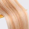 Perruques de Cheveux Humains Invisible Tape Remy Hair Extensions Piano Color 27/613 100% Remy Menselijk Haar 14-24 Inch