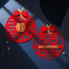 Duvar Çıkartmaları Lüks Zarif Detay Klasik Çifte Mutluluk Çıkartması Boş Tasarım Çin Düğünü