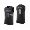 Nikivip Kansas State Wildcats College #5 Barry Brown Basketball Jersey #11 Brian Patrick #12 Mason Schoen #14 Makol Mawien Mens Szygowane koszulki