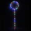 Feestdecoratie LED Bobo-ballon met 315 inch stok 3 meter snaarballonlicht Kerstmis Halloween Bruiloft Verjaardag XG00616501655