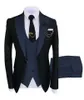 Latest Coat Pant Designs Black Pink Vest Mens Classic Suits For Wedding Groom Tuxedo Slim Fit Terno Masculino Prom Party 3 Piece X3443