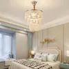 American Crystal Chandelier LED Light Modern Luxury Chandeliers Lights Fixture Bedroom Dining Room Home Indoor Lighting Restaurant Pendant Lamps