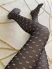 Socks Black Breathable Silver Wire Mesh Bb Letter Pants Pantyhose Printed Bottom