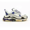 OG 2022 Hommes Femmes Triple s Casual Chaussures Plateforme Baskets Noir Blanc Beige Bred Jaune Gris Turquoise Vert Violet Bleu Clair Hommes Baskets