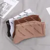 Chaussettes tricotées de luxe Paris de haute qualité pour femmes, impression de lettres complètes, chaudes et confortables, 5 paires d'emballage en boîte cadeau