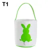 Páscoa Presente Cesta Jute Balde Balde Bucket Buckny Hunt Bucket Bucket Bolsas Para Crianças Favor Feliz Decoração Favor RRE12355