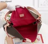 Graceful Mm Pm Hobo in Classic Coated Canvas Extra-roomy Lightweight Genuine Leather Supple Flat Strap Lady Shoulder Bag