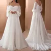 2021 Modest evening Dresses Off Shoulder white long Formal Party Gowns Sweetheart Sequined Lace Applique Ball Gown Prom Dresses290P