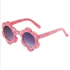 Lunettes de soleil arc-en-ciel pour enfants lunettes colorées en forme de fleur photographie pour garçons filles accessoires de fête