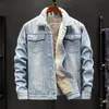 Hommes vestes 2021 hommes hiver Jean vêtements d'extérieur chaud Denim manteaux mode laine doublure plus épais grande taille M-8XL