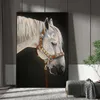 White Horse Posters Animal Oil Painting On Canvas Prints Wall Art For Living Room Modern Home Decor Decorative Paintings Cuadros