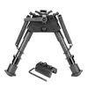 6-9 Inch Tactical Carbon Fiber Hunting Bipod Swivel Style with Podlock for M-LOK mount Fits on handguards