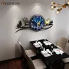 Meisd grande relógio moderno design de qualidade acrílico decorativo relógio de parede de parede decoração de quartzo mudo horloge pinturas frete grátis 210310