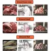 상업용 능력 소시지 채우기 그라인더 고기 절단 기계 믹서 메이커 다기능 쇠고기 커터 제조 업체 120kg / h