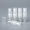 100 piezas / lote 1 ml mini perfume botella de spray botellas vacías recargables contenedores cosméticos Muestra de atomizador