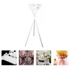 Autres fournitures de jardin 1pc Creative Flower Rack Mariage Disposition Titulaire Décoration (Blanc)