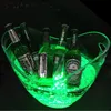 Party Dekoration 8L bar LED Eisschaufeln Acryl leuchtender Barrel wiederaufladbare Eimer Champagner Bierkunststoff