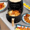 Air Fryers Smart Touch Fryer Stora kapacitet Elektrisk Ugn Hushåll