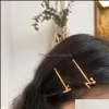 クリップジュエリージュエリーウーマンレターメタルヘアピン女性ヘアエーソリーヘアグリップガールズバレットヘッドウェア装飾品ドロップ配達2021 B8F6I