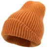 Cappelli invernali per uomo donna berretto caldo lavorato a maglia in cotone casual berretto da ciclismo da donna tinta unita per esterno