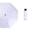 Bärbar ultralätt mini pocket regn paraply barn solskydd anti uv parasoll kvinnlig paraguas kvinnor fem vikande litet paraply