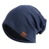 Nouveaux bonnets Skullies hommes femmes chapeaux Double couche coupe-vent garder au chaud en plein air décontracté chapeau chauve perte de cheveux chimio casquette