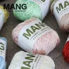 1 pc 50g / pc de alta qualidade macio de algodão de algodão de algodão big-barriga para a mão tricô fios de crochê diy lã de tricô para scarf suéter y211129