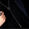 Cercle bande longue chaîne colliers collares kolye bijoux femme collier ras du cou S-N51