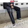 Lappster Jean Baggy Teinture Par Nouage Pour Homme Pantalon En Denim Streetwear Japonais DContract Jambes Larges Joggeurs LA 0309