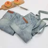 Weeyi Vintage Blue Kitchen Denim Förkläden För Män Kvinnor Unisex Homewear Workwear Förkläde Matlagning Kock Barista Bartender Delantal 210629