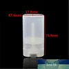 1pcs 15g DIY Clear White Empty Oval Flat Tubes DeodorantBalm Container Pots Gloss Refillable Travel Bottles