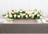 100cm DIY casamento artificial rosa flor linha arranjo de parede material de casamento arco arco pano de fundo t palco decoração