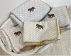 Luxe Designer Pony Plaid Patroon Dekens voor Pasgeboren Baby Kinderen Hoge Kwaliteit Katoenen Sjaal Deken Maat 100 * 150 cm Warme Kerstcadeaus