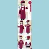 女性用のかわいいエプロンキッズポケットクッキングベーキングアートペインティングキッチンダイニングビブチルドレン10色OBT1347277