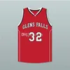 Nikivip Jimmer Fredette #32 Glens Falls White Red Retro Basketball Jerseys Mens genaaide Custom elke nummernaam