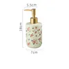 320mlビンテージ風呂ゲルボトルバラの花のセラミックの空のボトルのシャンプー消毒剤ボディホリオンズシャワーツール
