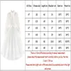Tjejer klänningar sommar lykta ärm mode broderi spets båge prinsessa party girls dress ball klänning vit 4-9y q0716