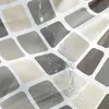 Plaid vattentät dusch gardin med 12 krokar geometriska badrum gardiner set polyester tyg bad gardin för heminredning 210609