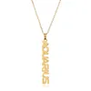 Gold Letter Zodiac Ketting Constellation Kettingen Custom Rvs Engels Ketting Verjaardag Sieraden Geschenken